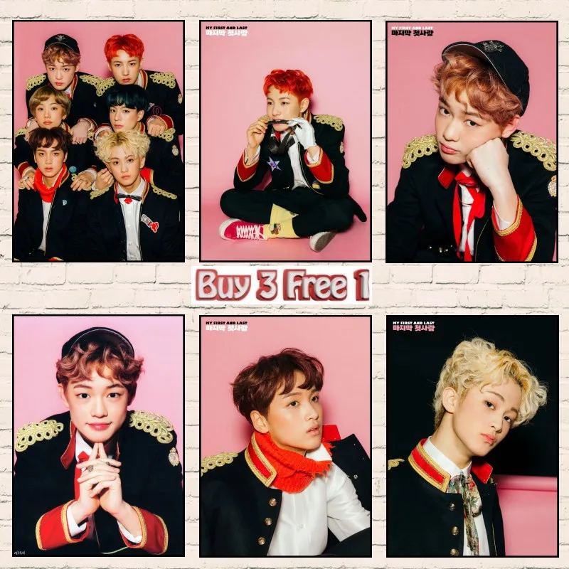 

NCT K-Pop Posters Rock Music Wall Stickers White Coated Paper Prints High Definition Home Decoration Home Art Brand B5