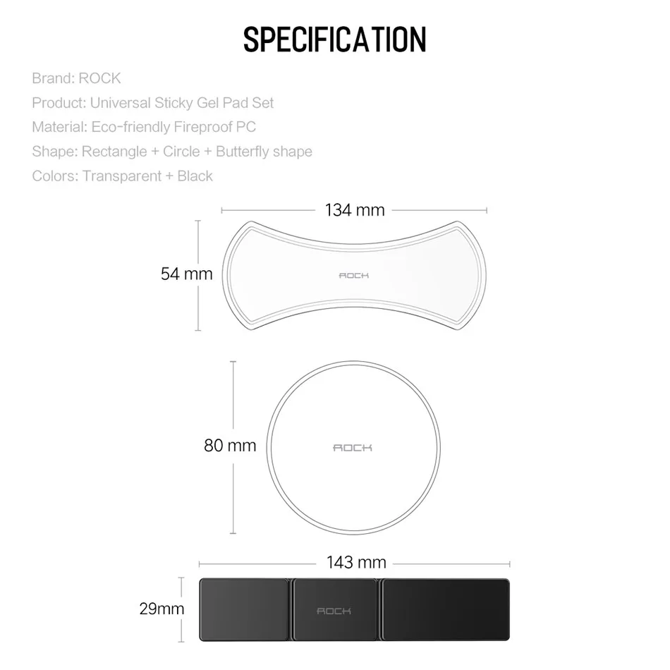 ROCK Mobile Phone Holder Universal for Phone Tablet Car Phone Holder Strong Adsorption Wall Desk Stickr Paste Stand Holder12