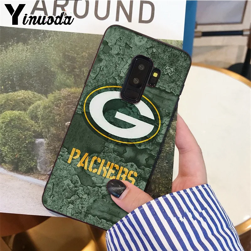 Yinuoda Green Bay Packers ТПУ Мягкая телефон аксессуары чехол для телефона для samsung S9 S9 плюс S5 S6 S6edge S6plus S7 S7edge S8 S8plus