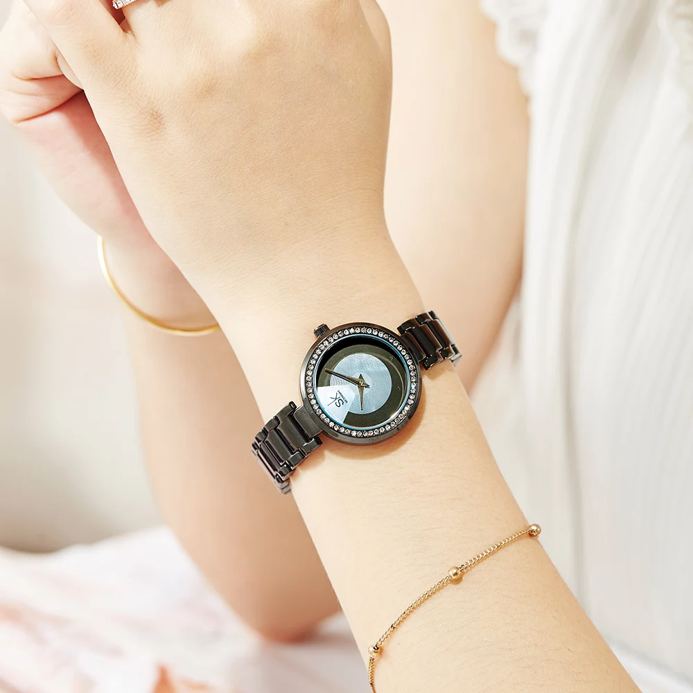 

Shengke Luxury Brand women watches 2019 watch woman waterproof wristwatch Quart Watches Bracelet relogio feminino reloj mujer SK