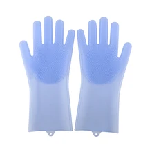 Волшебные силиконовые перчатки DINIWELL, перчатки для мытья посуды, для домашней уборки, резиновые перчатки для мытья посуды, для автомобиля, щетка для домашних животных