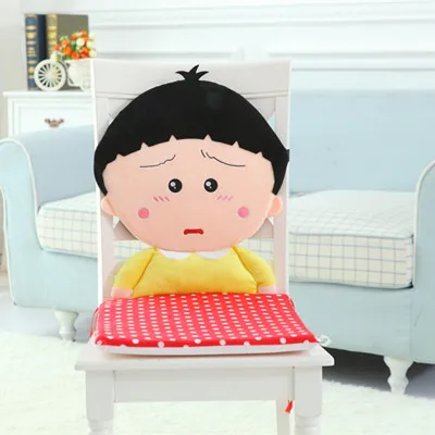 Candice guo плюшевое сиденье-игрушка квадратное кресло-Подушка Chibi Maruko Chan Sakura momoko автомобильное сиденье мультяшное детское подарок на день рождения 1 шт - Цвет: style 7