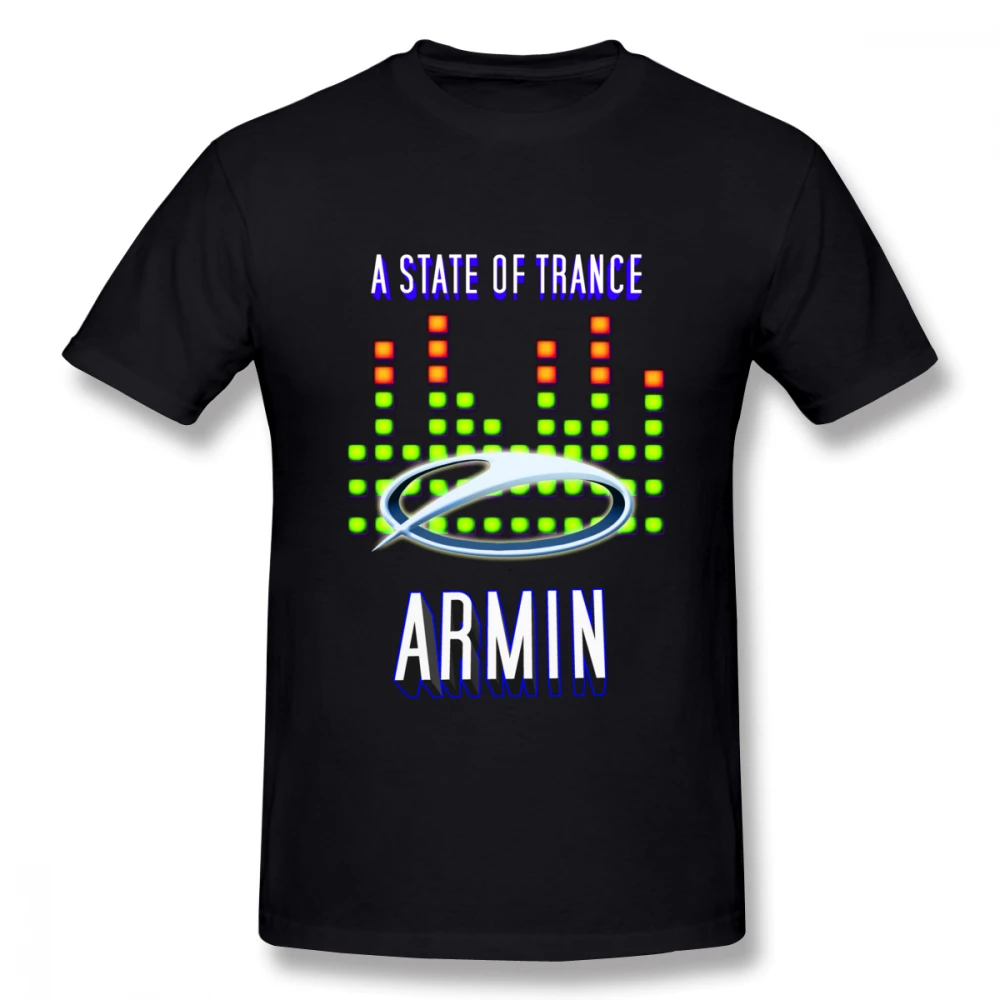 Armin Van Buuren футболки состояние транса логотип печатается футболка популярной