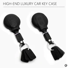 F55 F56 кожаный чехол для ключа автомобиля Черный OEM для BMW Mini Cooper ONE/FUN