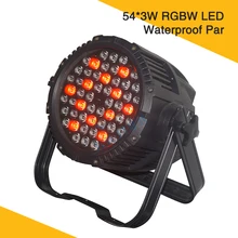 54*3 W светодиодный водонепроницаемый прожектор для вечеринок RGBW DMX сценический свет Бизнес светодиодный свет для вечерние KTV Disco DJ ЕС
