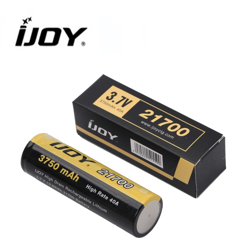 IJOY INR 21700 3.7V 3750mAh 40A Rechargeable Li-Ni Battery 3.7V 40A for Electronic Cigarette Mod / Kit