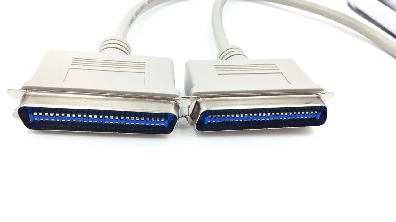 Cabo de Cn50 Scsi 50 Pinos ao Macho do Cabo de Impressora de 50 Pinos para o Homem para o Varredor Cn50 Cn50 1m 1.8m Cn50 ao - Imagem 2