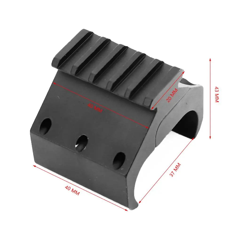 

20mm Picatinny Scope Rail Base Adapter Rifle Barrel Mount Scope Converter Laser Sight Base Flashlight Mount Hunting Accessories