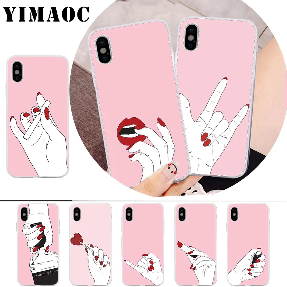 

YIMAOC best friend lover Soft Silicone Case for iPhone X r s Xr Xs Max 8 7 6S 6 Plus 5 5s SE