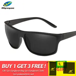 DIGUYAO фирменный дизайн классический черный поляризованных солнцезащитных очков Для мужчин Винтаж площади объектива Солнцезащитные очки