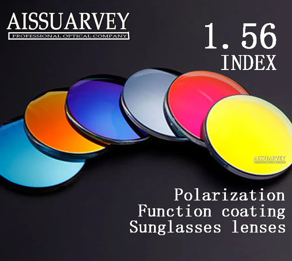 1,56 индекс поляризованных солнцезащитных очков, линзы, зеркальное отражение, для вождения, поляризация, оптические линзы, тонкие, высокое качество, близорукость, одиночное видение