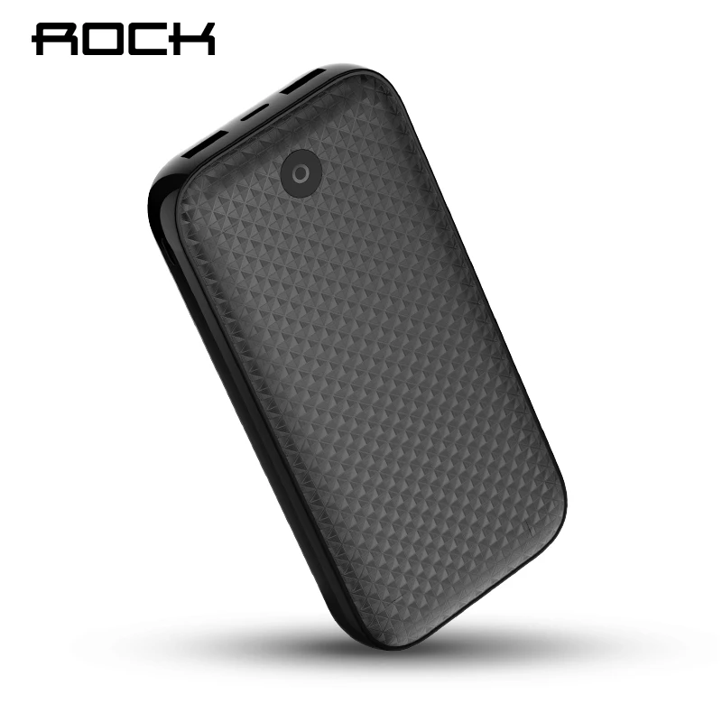 ROCK Large Capacity Power Bank 20000mAh Portable External Battery Charger Dual USB PowerBank for iphone X Samsung Xiaomi mi8