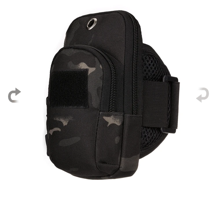 Водоотталкивающая Военная Тактическая камуфляжная нарукавная сумка для рыбалки сумка для мобильного телефона сумка для рыбалки сумка для бега с карманами