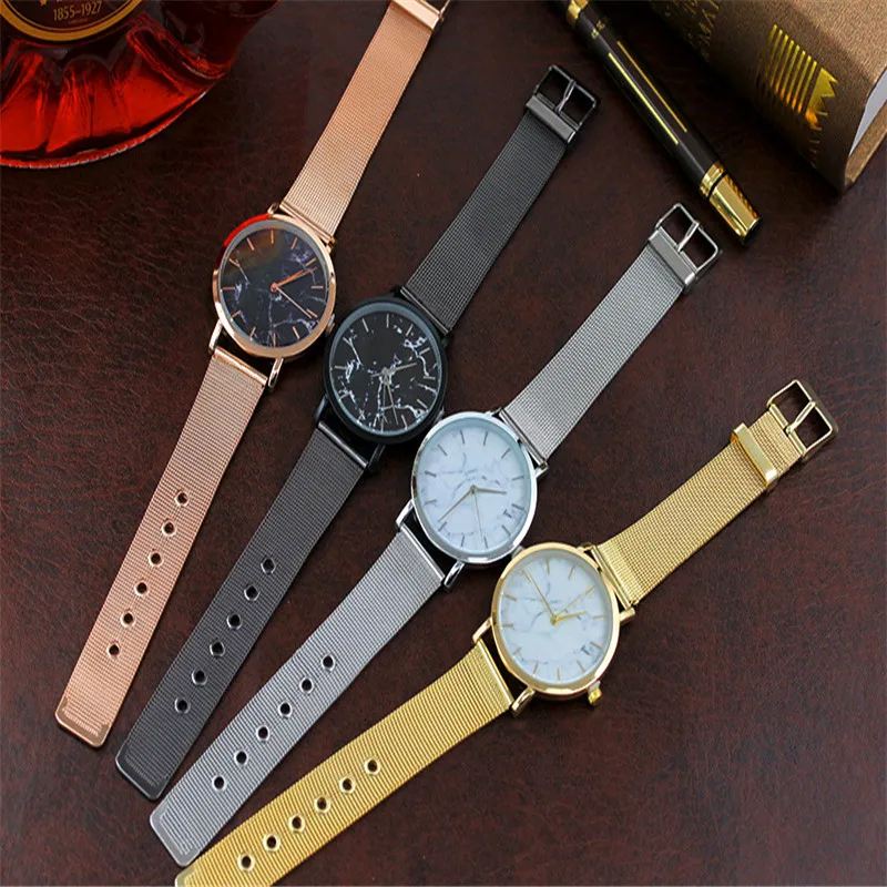 Модные женские кварцевые наручные часы с ремешком из нержавеющей стали, роскошные дизайнерские часы в простом стиле, женские часы
