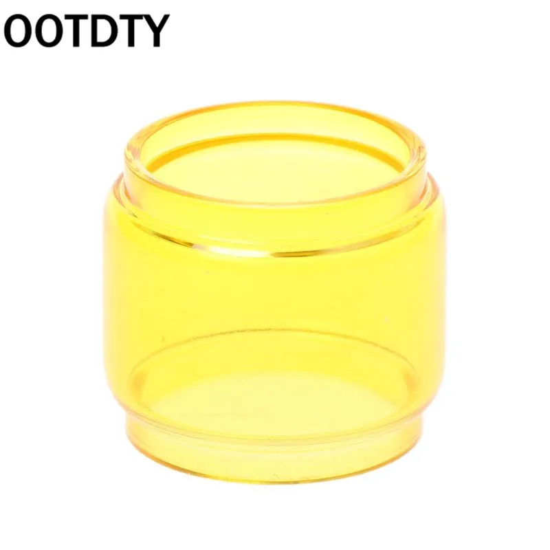 OOTDTY, прозрачная, красочная, стеклянная трубка, стеклянный бак, аксессуары для электронных сигарет, для TFV12 Prince, испаритель, Атомайзер - Цвет: Цвет: желтый