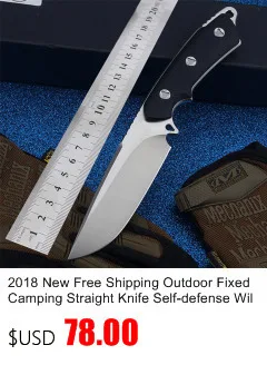 Новинка D2 стальной открытый фиксированный тактический военный нож самообороны пустыня кемпинг выживания охотничьи ножи