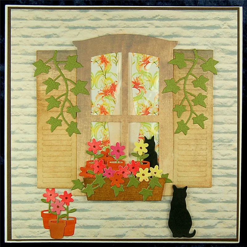 

YaMinSanNiO Metal Cutting Dies New 2019 for Scrapbooking Window Dies Card Making Embossing Crafts Stencil Dies