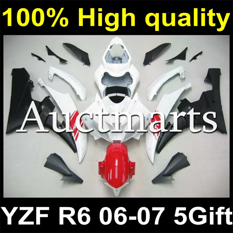 

Complete Plastic Body Fairing Kit Set For YAMAHA YZF R6 2006 2007 06 07 Fairing Y06-072222