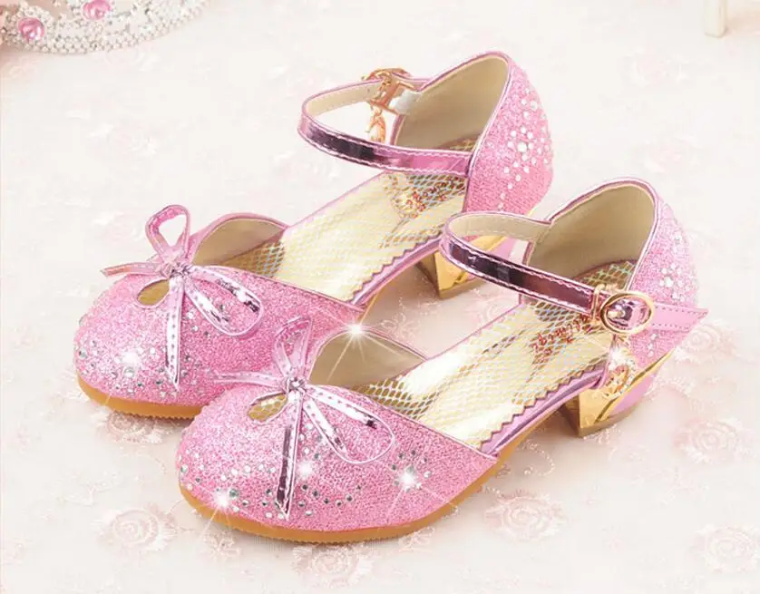 Children's high-heeled sandals-14