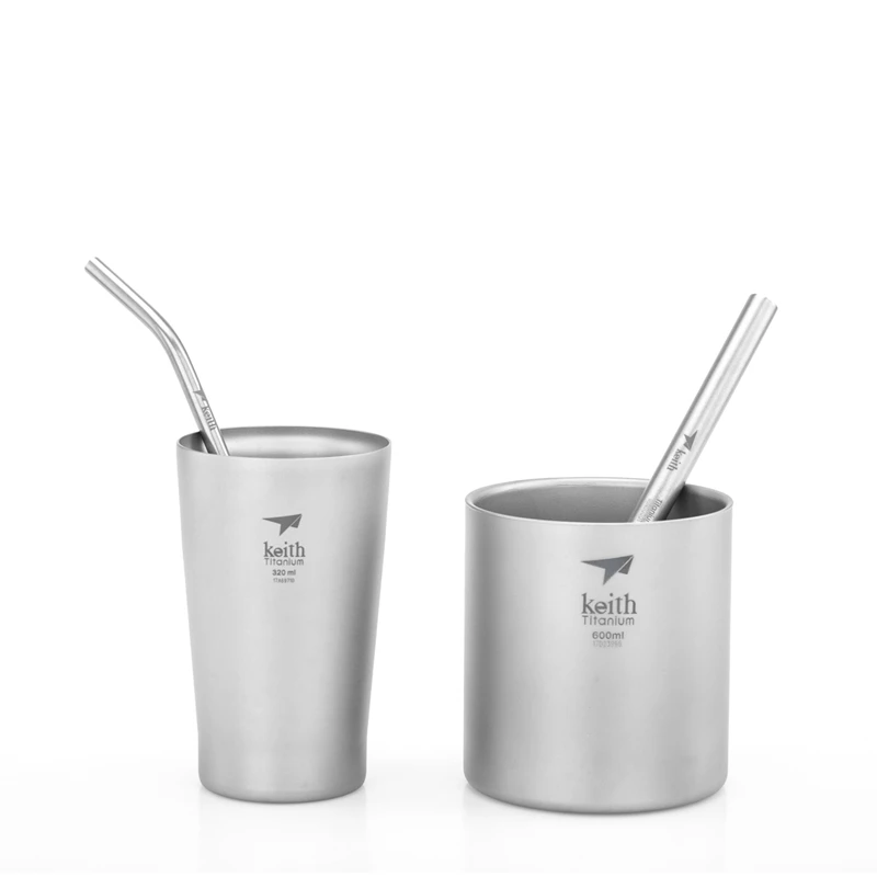 Keith titanio paja con 1 Clean cepillo curva y recta familia bebida campamento grado alimenticio ecológico 21 cm Keith titanio paja con 1 Clean cepillo curva y recta familia bebida campamento grado alimenticio ecológico 21 cm