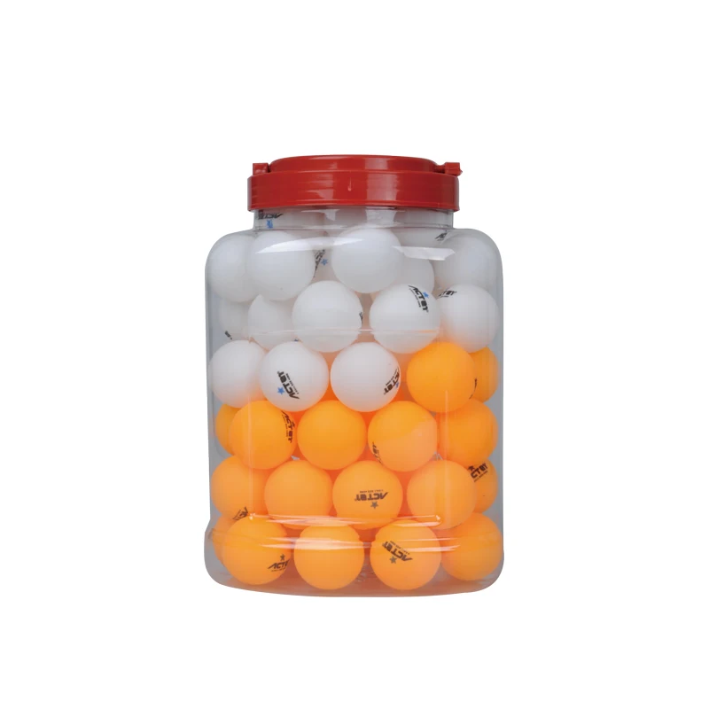 ACTEI أصيلة سلس المعبأة تنس طاولة اللياقة البدنية التدريب التدريب بأسعار معقولة الأبيض الأصفر الكرة