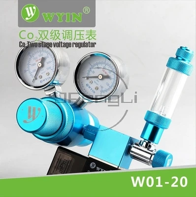 

WYIN CO2 Regulator Double stage Regulator Check Valve Bubble Counter Solenoid Valve For Plant tank Aquarium