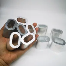 10 шт. в упаковке 14 мм одиночные алюминиевые рукава для такелажной трассировки Лидер щипцы