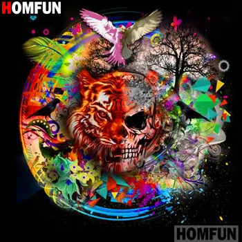 

HOMFUN Full Square/Round Drill 5D DIY Diamond Painting "Cartoon skull" 3D Embroidery Cross Stitch 5D Home Decor A16107