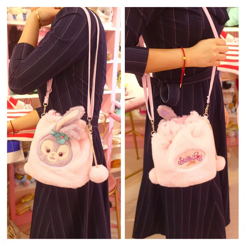 Японский аниме Пасхальный Даффи медведь stellalou Rabbit Плюшевый Рюкзак мягкий для девочек женская сумка на плечо сумки для телефона подарки для детей