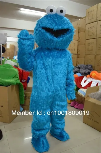 Sesame Street Elmo Blue Monster Mascot Costume Adult Suit EVA | Тематическая одежда и униформа
