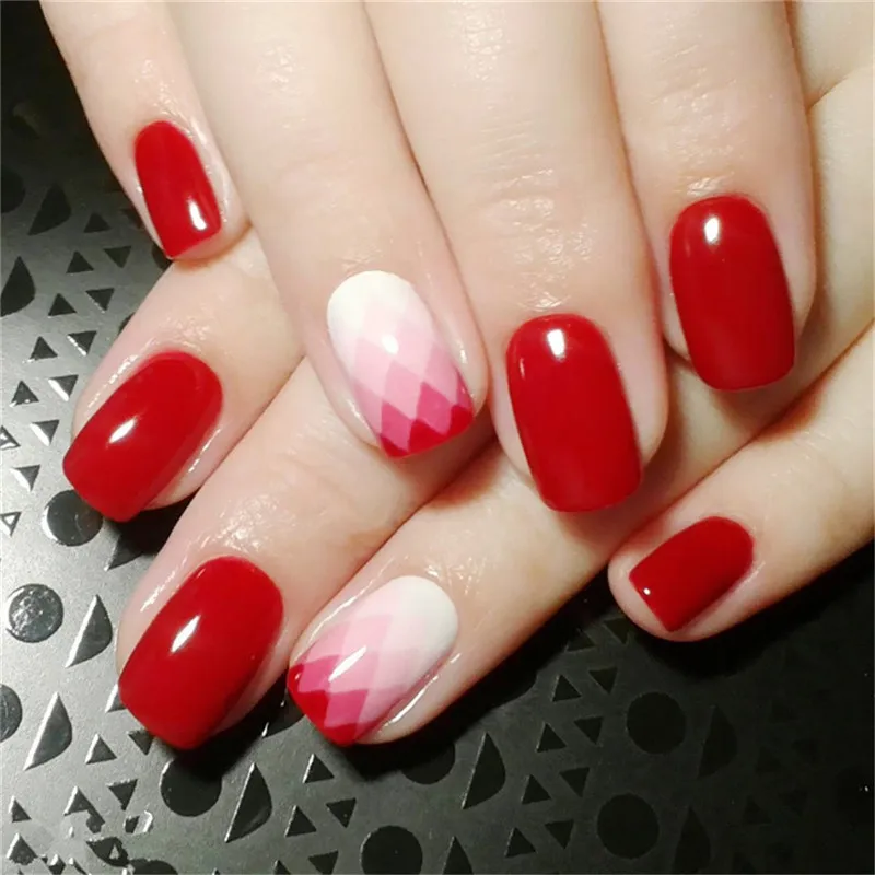 Ongle Pour Les Fetes Rouge