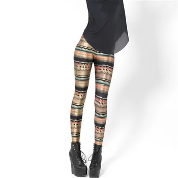 

Adventur Time Womens 3D Color Stripe Print Pants Fitness Slim Leggings Full Length Pant Stretch Fitness Trousers Body Shape