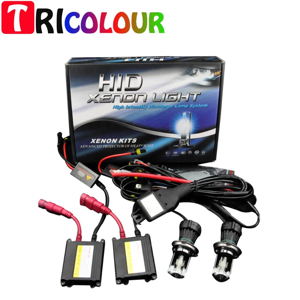 

1set 55W 9004 HID Bixenon Headlight Bulb High Beam and Low Beam for DODGE Ram 1500 2500 3500 Van (2.2) 2002 2003 #TM18