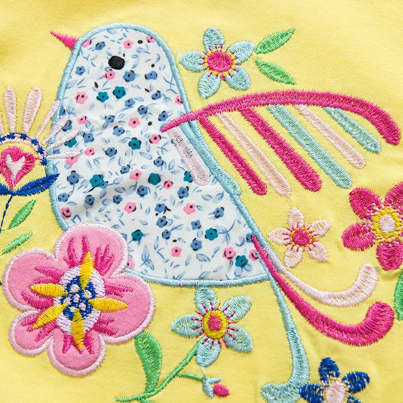 2017 Girls T-shirts Kids Clothes Camiseta Summer Cotton T-Shirt Clothing Baby Roupas Camisetas Mujer Verano Costume Short Sleeve14