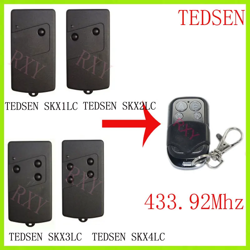 Пульт дистанционного управления TEDSEN SKX1LC SKX2LC SKX3LC SKX4LC 433 92 МГц ворота гаражных