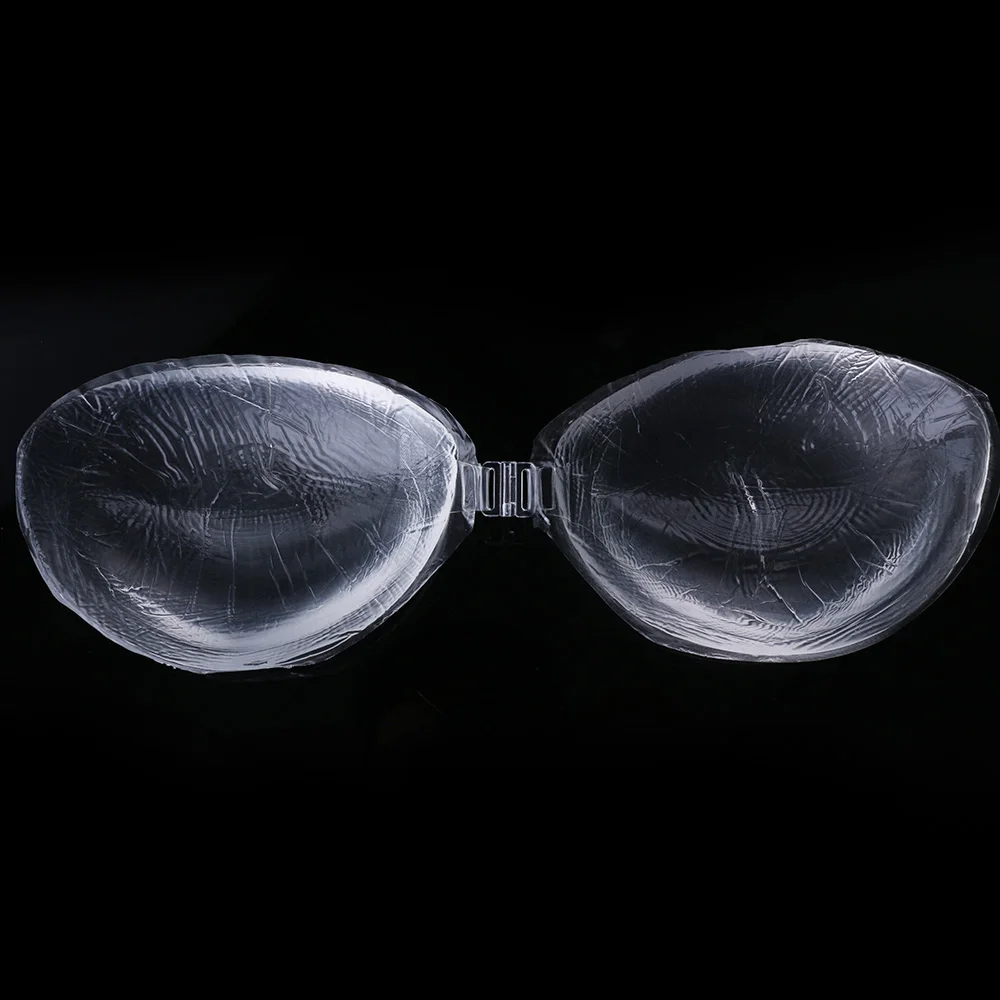 Adhesivo Invisible Sujetador Sin Tirantes de silicona Sujetador Súper Transpirable Super Sexy Vestido de Novia de la Boda Invisible Empuja Hacia arriba el Sujetador