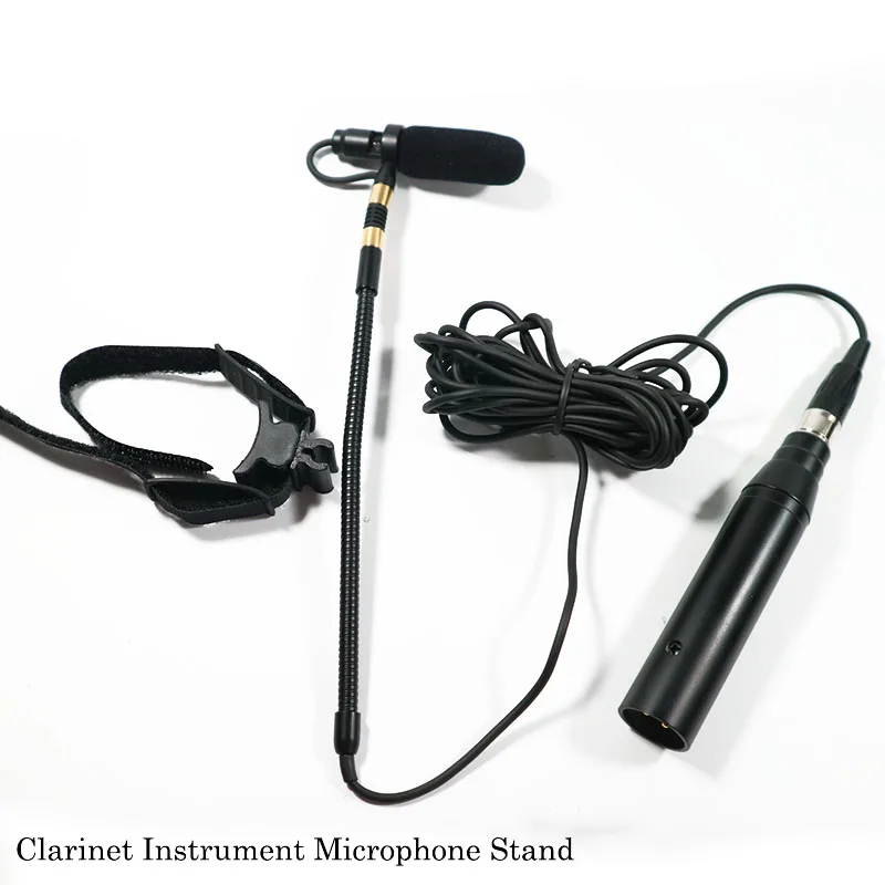 أداة عزف موسيقى ميكروفون المكثف الكلارينيت أداة Microfone ل شور AKG شمشون اللاسلكية نظام XLR مصغرة الارسال