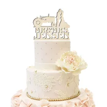 Кантри свадебный торт Топпер персонализированные трактор деревенский помолвка торты украшения дерева на заказ юбилей украшения