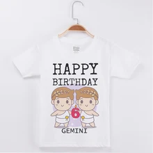 New Arrivals Birthday T-shirt For Girl Cartoon Printing Cotton Short Children Clothes Kids T Shirts Boys Clothing Girls Tops New Arrivals Birthday T-shirt For Girl Cartoon Printing Cotton Short Children Clothes Kids T Shirts Boys Clothing Girls Tops