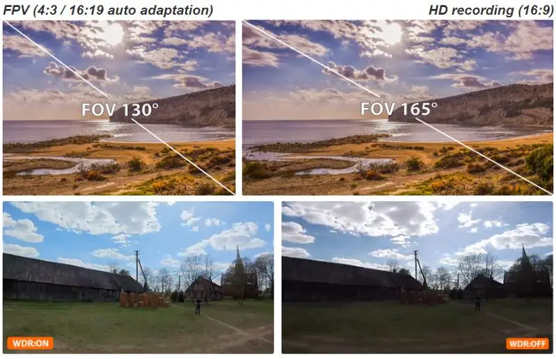 RunCam split 2 FOV 130 градусов 1080 P/60fps HD Запись плюс WDR FPV Экшн камера NTSC/PAL переключаемый VS 3 Eagle 2