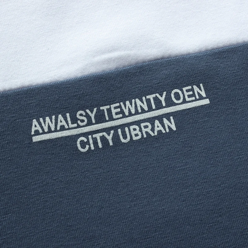 2019 Spring New Arrival Men's T Shirt O Neck Patchwork Long Sleeve T Shirt Mens Clothing Trend Plus Size Top Tees Shirts M-5XL