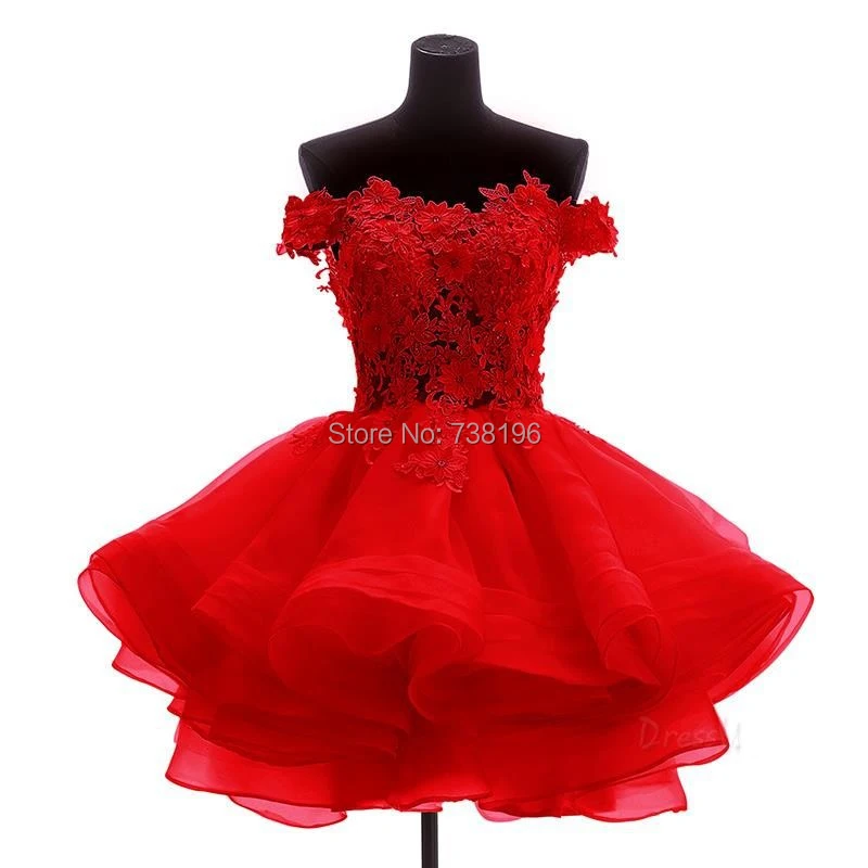 New-Style-Short-Wedding-Dress-Cap-Sleeves-Flowers-Bodice-Zipper-Back-Ball-Gown-Beach-Wedding-Gown (5).jpg