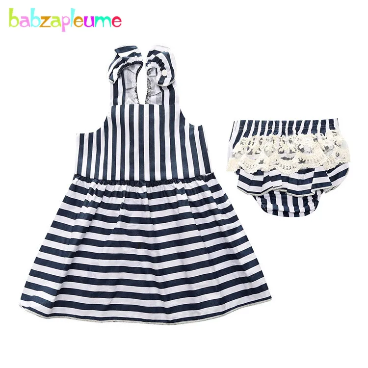 Beli 2 PCS 0 24bulan Musim Panas Yang Baru Lahir Pakaian Set Putih Lucu t shirt + Celana Pendek Baju Olahraga Bayi 1st Birthday bayi Gadis Pakaian BC1267