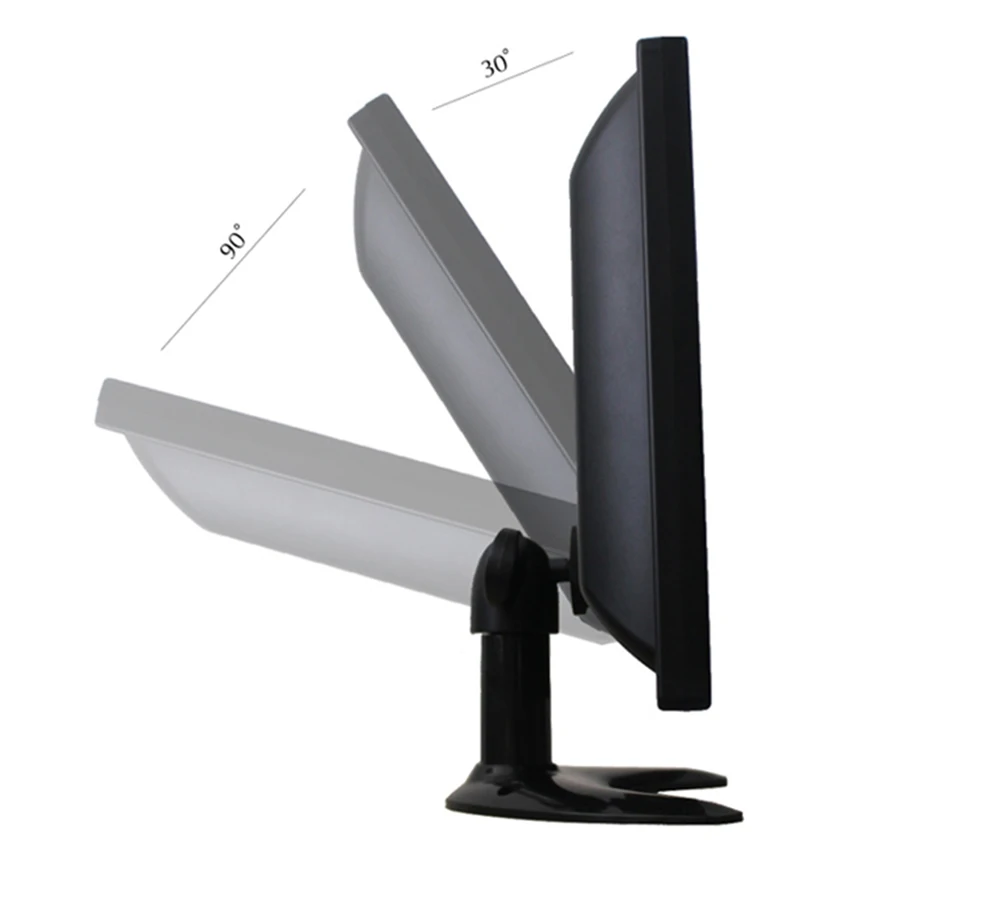 IMPORX LCD Monitor With AV Input 8 Inch 1024x600 VGA HDMI AV BNC USB for PC CCTV Security Camera HDMI PS4 Computer Monitor PC