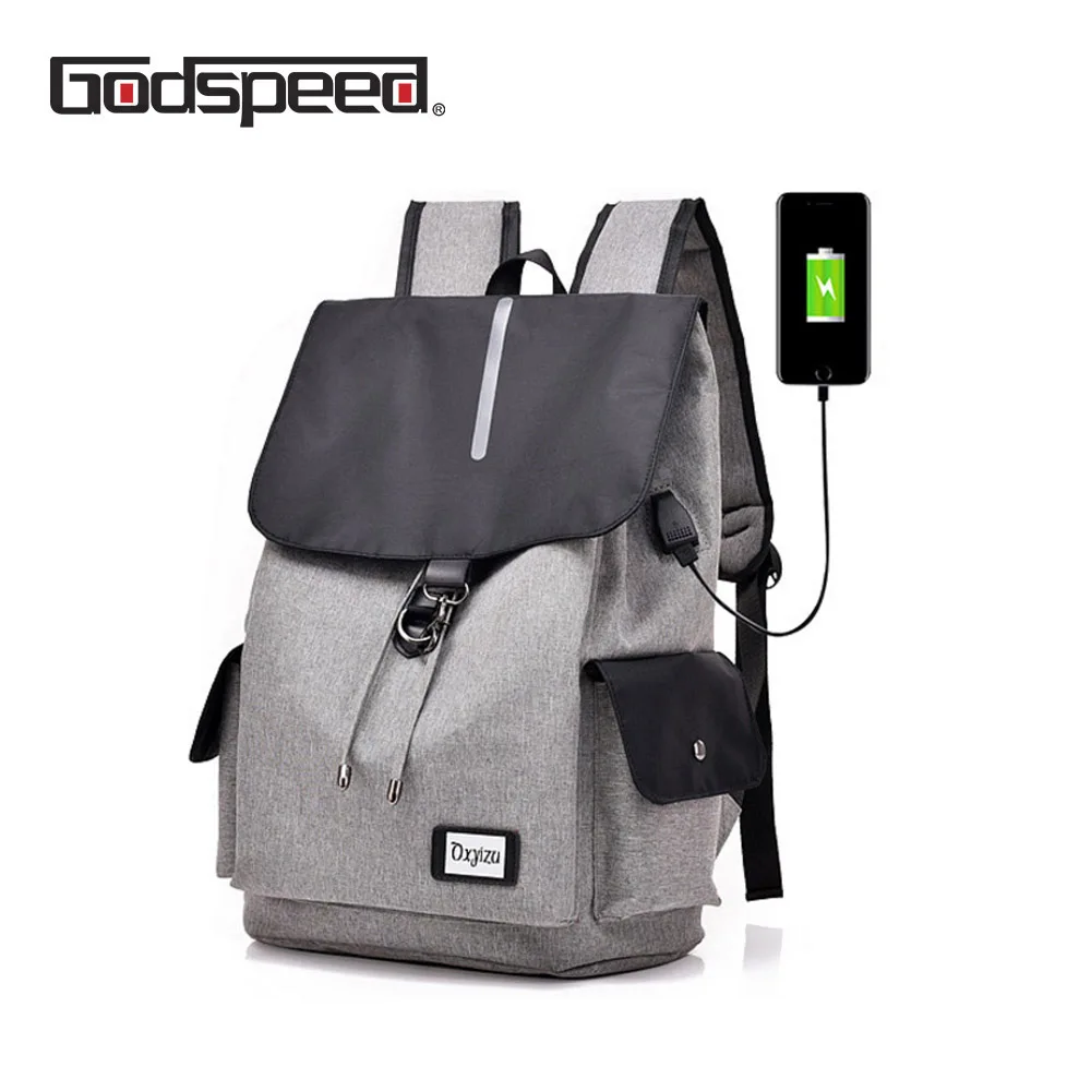 

2018 new style Urban travel backpack with USB charger day use knaspack men school bag mochiila
