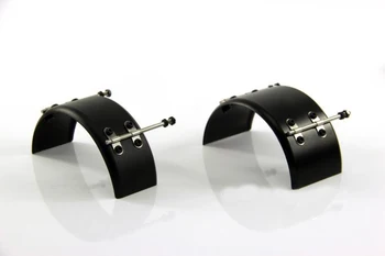 

1Pair 1/14 Tractor Truck Flare Fender Aluminum Single Dual-axis Flare Arch Front/Rear Wheel Tire Wheel eyebrow for RC Trailer