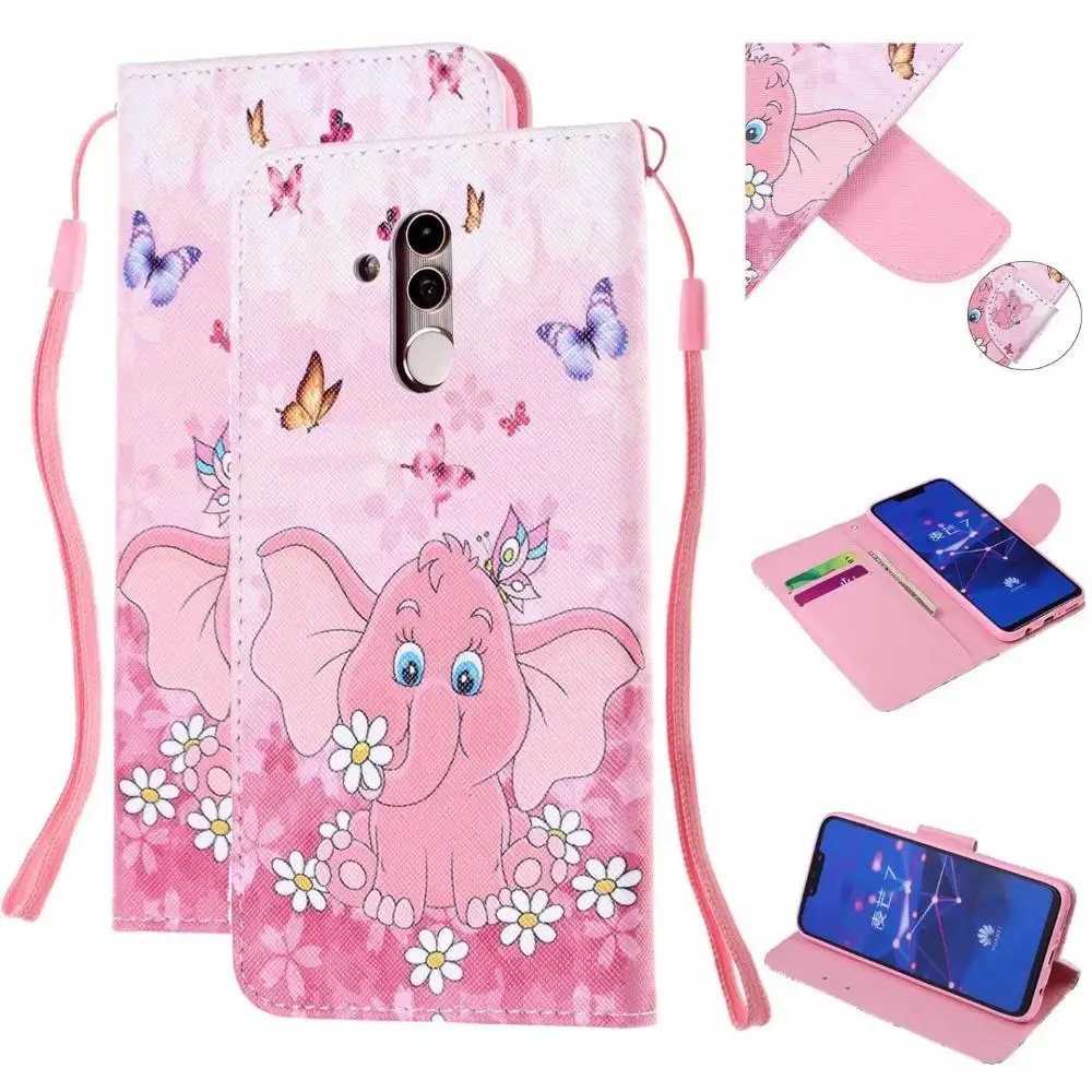 Bamboo Panda Patterned Flip Leather Wallet Case Cover sfor Huawei Mate 20 Lite Honor 8X 9 Mate 20 Pro Nova 4 Phone Coque Fundas  (7)