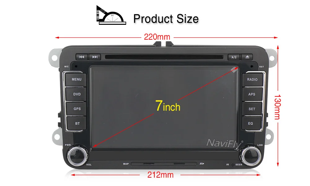 Clearance wholesale! 7" 2 din Car dvd gps navigation for VW/Volkswagen/Passat /POLO/GOLF 5 6 /Skoda/Seat car Radio Stereo Audio Head Unit 14
