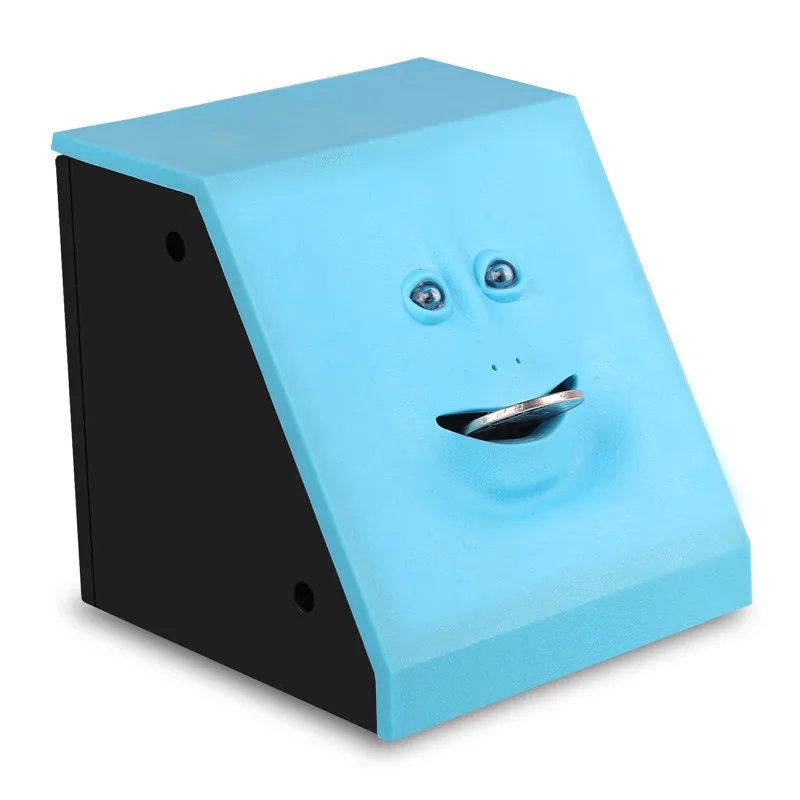 Face Money Eating Box Piggy Bank Saving Box Automatic Saving Bank Chewing Cat Safe Box Savings Money for Children Candy Machine