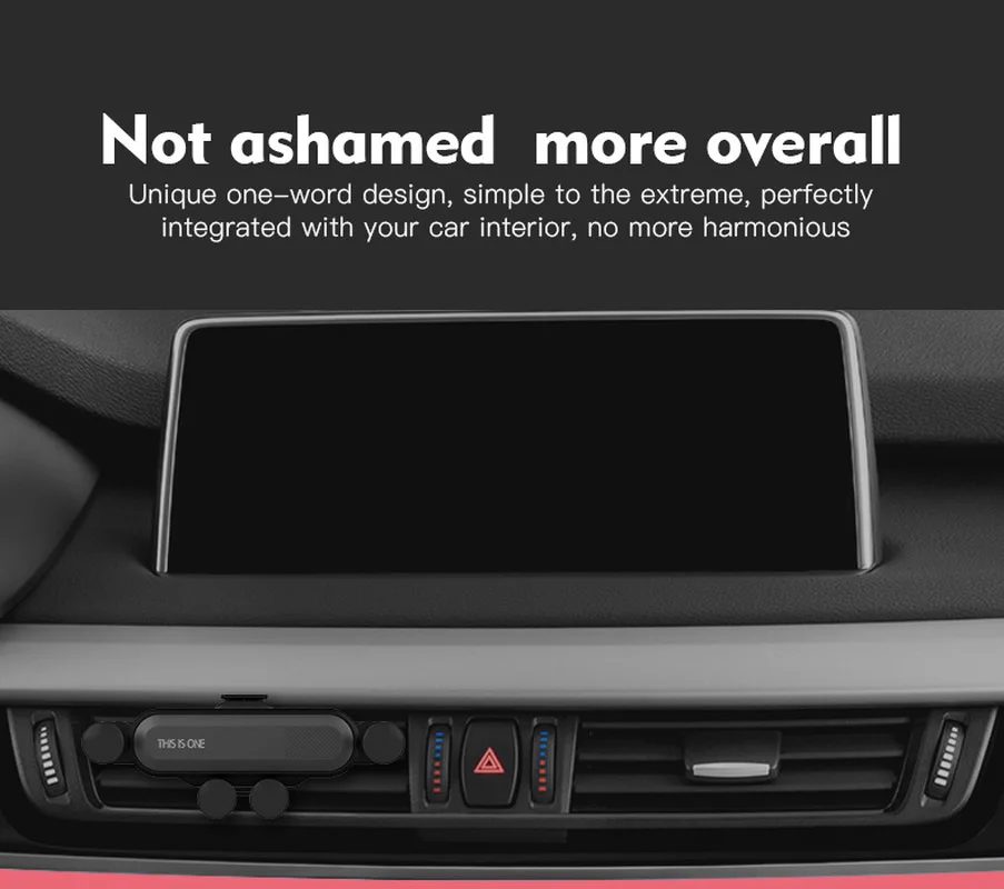  Auto Telefon Halter 5-punkt Unterstützung Schwerkraft Auto Halterung Auto Air Vent Clip GPS Stehen 